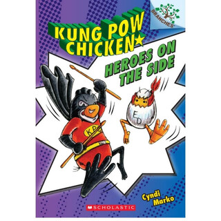 英文原版  Kung Pow Chicken 宫保鸡丁4  赠音频 全彩趣味爆笑桥梁章节书蓝思550-590L 6-12岁 学乐大树Branches系列美国学乐出版社  小学教辅