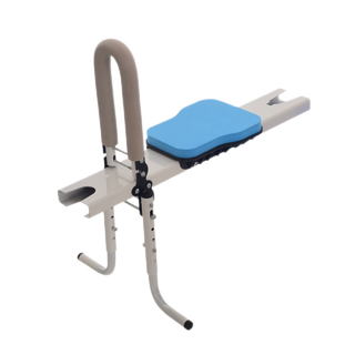 Pustar shared bicycle child seat front-mounted baby safety chair free of installation public bicycle folding portable seat plate aluminum alloy just put it on single seat + pedal + handle - blue