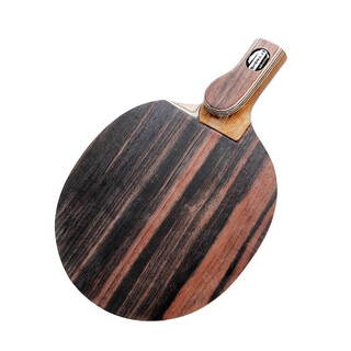 神龙木全新款黑檀7碳素纤维乒乓球拍底板直拍横打横拍