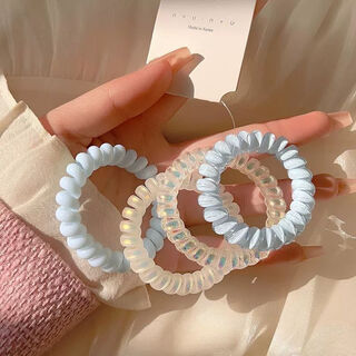 Qindu phone ring high-end sense hair rope mixed combination rubber band electric coil small fresh traceless hair tie hair rope for women