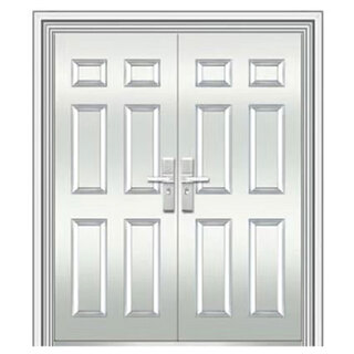 Дверь из нержавеющей стали spot 304, двойная дверь, одинарная дверь, дополнительная дверь, противоугонная входная дверь, проект входной двери, двойная дверь, шесть квадратных сеток 1480x2050