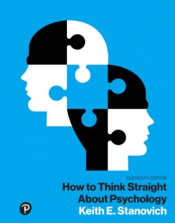 In stock how to think straight about psychology, books a la carte