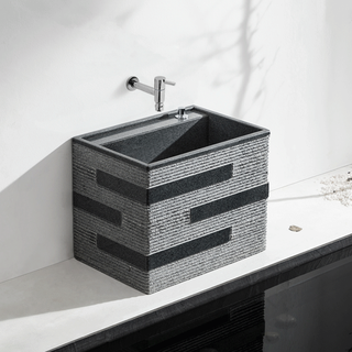 Guanshihui mop pool granite stone mop basin outdoor marble mop pool balcony stone floor-standing home new model without driver (high-end package with faucet)