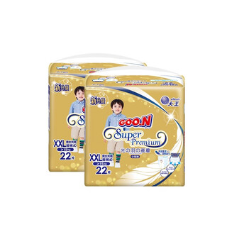 Dawang (goo.n) dawang guangyu series pull-up pants for babies, ultra-thin and breathable xxl 22 pieces * 2 packs, direct from the manufacturer