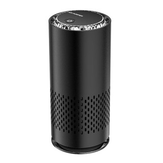 Kuanju car air purifier, negative ion formaldehyde removal and odor removal in the car, formaldehyde removal and odor removal, small household car air purifier, black, rechargeable model (built-in battery)