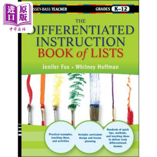 Pre-sale differentiated instruction book of lists the differentiated instruction book of lists original english jenifer fox wiley