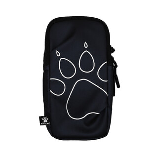 Calme calme running mobile phone arm bag for men and women sports arm wristband outdoor mobile phone bag skin-friendly large capacity universal black