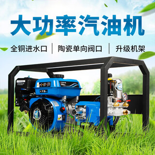 Rirui pulvérisateur à essence agricole haute tension nouveau pulvérisateur nouveau pulvérisateur de machine à pesticides à démarrage électrique sans beurre 60 nouveau pulvérisateur bleu démarrage électrique sans beurre + tuyau de 200 mètres