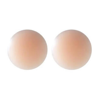 Shengzhu nipple paste chest paste swimming waterproof silicone small nipple paste anti-bump breathable women's summer invisible areola paste round 1 pair