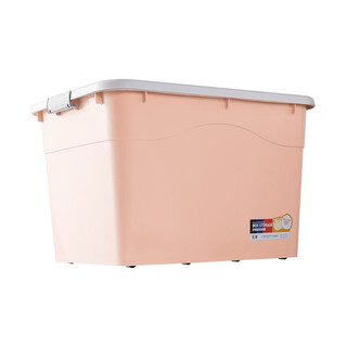 Chenzhi shangpin extra large toy storage box plastic organizing box extra large clothes storage box clothes quilt storage box qiaoli pink 250# (length 70* width 50* height 41) eight wheels