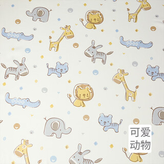 Fabrics for making clothes for dolls, pure cotton fabrics, baby type a baby bedding fabrics, children's cartoon quilt covers, cute animals (encrypted version)