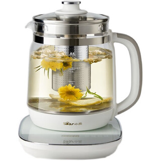 Bear health kettle multi-function tea maker household fully automatic kettle thickened glass electric kettle microcomputer flower tea kettle insulation kettle with filter 1.8l 1.8l multi-stage insulation ysh-d18f1