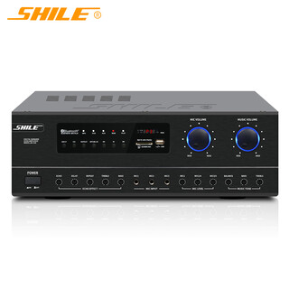 Shile av-108 professional power amplifier home theater karaoke power amplifier ktv stage conference room fixed resistance high power amplifier