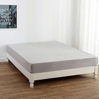 Aiyunju waterproof fitted sheet 1.8m bed breathable anti-mite simmons mattress protector washable dustproof anti-slip elderly baby diaper sheet bed cover gray - single piece fitted sheet 120*200cm (suitable for mattresses with a thickness of 5-35cm)