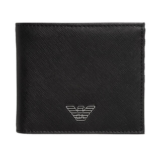 Emporio armaniemporio armani/armani men's classic texture wallet y4r168y138e black