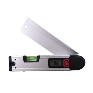 Qian huinong 225 degree digital display angle ruler multi-functional protractor horizontal ruler aluminum alloy electronic woodworking 250mm ruler length