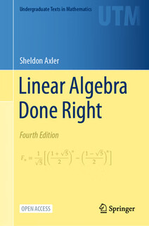 Spot utm mathematics linear algebra should be learned like this linear algebra done right