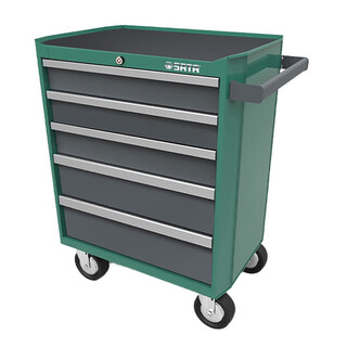 Sata sata tool cart drawer-type auto repair tool storage cabinet multi-functional mobile car repair with wheels 95121 auto repair five-drawer tool cart