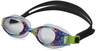 Speedospeedo junior hydrospex printed swim goggles, one size rainbow bright color one size