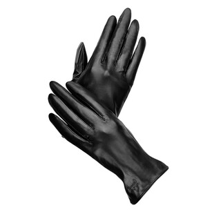 Crocodile shirt genuine goatskin thin gloves for women autumn and winter windproof driving touch screen leather gloves birthday gift 2771l size