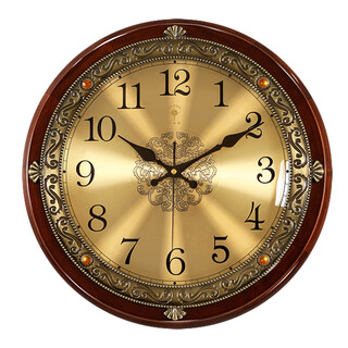 Polaris wall clock living room clock simple new chinese style creative home clock quartz clock 40cm quartz model