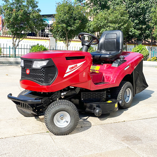 Wode drives a four-wheel lawn mower for lawn golf course weeding and cutting. wode 30-inch 42-inch riding lawn cart 42-inch lawn cart (loncin engine)