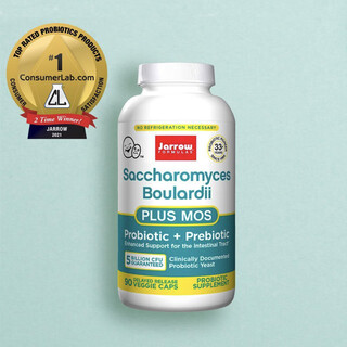 American saccharomyces boulardii probiotic for loose stool and gastrointestinal conditioning bottle 180 capsules white