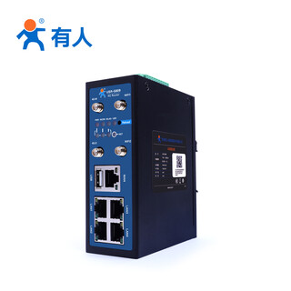 有人4G工业网关路由器插卡DTU透传wifi无线232\/485串口DI\/DO全网通物联网G809 如需【海外版】，联系客服购买