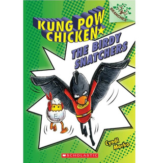 英文原版  Kung Pow Chicken 宫保鸡丁3  赠音频 全彩趣味爆笑桥梁章节书蓝思550-590L 6-12岁 学乐大树Branches系列美国学乐出版社  小学教辅