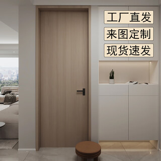 IGIFTFIRE定制木门室内实木复合套装门房间卧室生态门免漆工程门当 生态门更多尺寸款式颜色定制