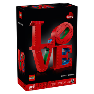 【8成新】乐高（LEGO）积木拼装31214 LOVE 雕塑男孩女孩玩具新年礼物赠纸袋