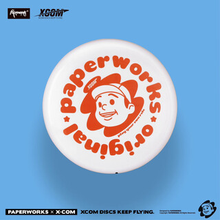 X-comxcom paperworks joint model 175g frisbee ike extreme outdoor sports team building customization staff avatar model-white