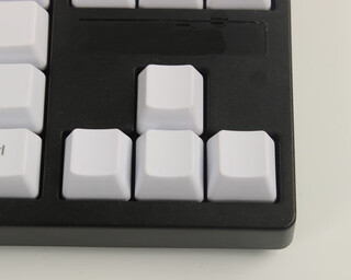 Pbt personalized oem height mechanical keyboard keycap mx axis red color unengraved esc wasd color direction keys wasd white (four pieces)