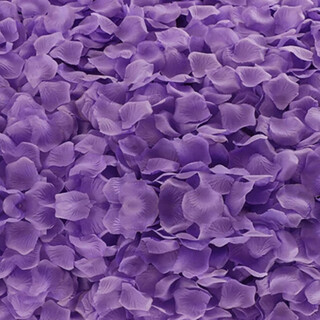Hand sprinkled fake rose petals, non-woven fabric, simulated petals, proposal, birthday, romantic party scene decoration props, dark purple petals*10 pack