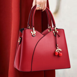 Glimmer valentine's day red bag wedding banquet handbag women's attractive bridal wedding bag large capacity new crossbody bag cherry women's bag burgundy