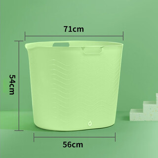 Hiclaw dog bath basin cat bath basin pet bath teddy french doll special medicinal bath for puppies and cats small dog bath bucket large - fresh green - suitable for 75 jin jin equal to 0.5 kg domestic pets