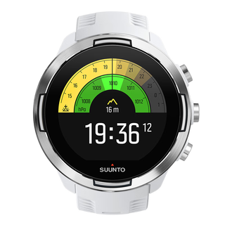 Suntuo 9 baro titanium alloy running and mountaineering professional sports watch 80 sports modes smart watch white/white