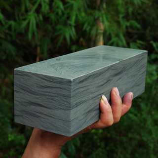 Water drop green plum masonry natural household kitchen knife sharpening petroleum stone rough grinding stone extra large sharpener sharpening rod 23*7*5cm about 5jin jin is equal to 0.5kg