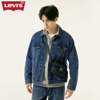 Levi's levi s24 autumn and winter american retro couple denim jacket dark blue l