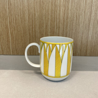 Second-hand 99 new unused hermes (hermes) soleil new sunflower mug suitable for gift giving wide stripes