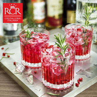 Rcr eternal series imported crystal glass wineware home juice tall drinking glass mixing whiskey cup gift eternal series classical cup_313ml_1 only