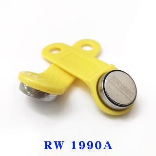 Gjxbptm card ib card electronic key ibutton smart card 90d information button tm card rw1990tm rw1990a readable and writable/yellow