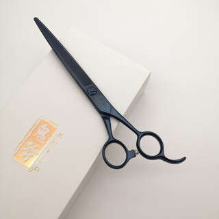 Taataa ghost ax professional pet grooming fine trimmer color small straight cut titanium magnesium alloy ultra light fine trim titanium magnesium blue black