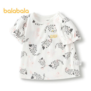 Balabala baby short-sleeved t-shirt girls top summer cute and cute 200224117004