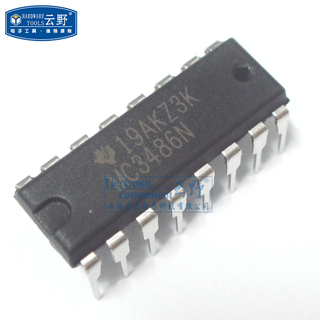 Yunye ic integrated circuit mc3486n dip16 plug-in rs-422 interface integrated circuit chip (one)