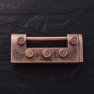 Small impression puzzle high-difficulty alloy luban lock magic metal adult beneficial children's intellectual toys brain-burning complete set ruyi lock