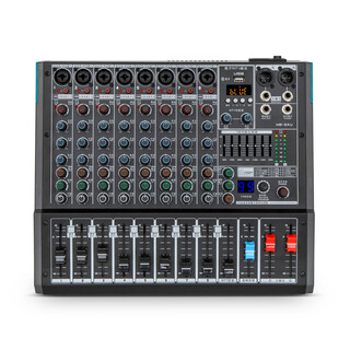 Manharkandonmb8xu chinese professional mixer built-in dsp effect usb bluetooth reverb stage bar performance wedding conference mixing mb-8xu chinese mixer