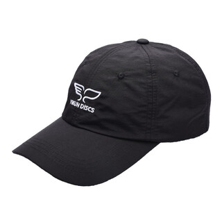 Yikun discs hat men's and women's quick-drying hat sun hat sports hat hard top peaked baseball cap black