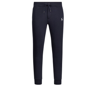 Ralph lauren sweatpants, spring and autumn long sports casual pants for men, classic solid color sweatpants for men, black m