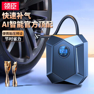 Lingchen wired car air pump car air pump tram inflatable treasure car air pump tire air replenishment digital display